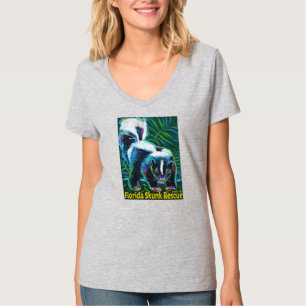 V-Neck Women's T-shirt - Alternate Design