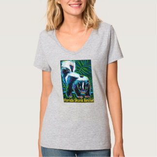 V-Neck Women's T-shirt - Alternate Design