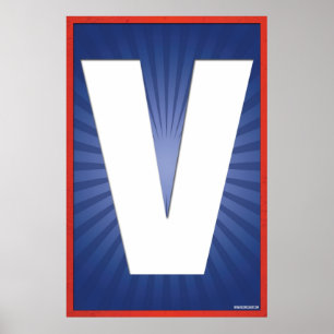 V of VOTE Poster