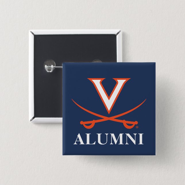 V Sabre Alumni 15 Cm Square Badge (Front & Back)