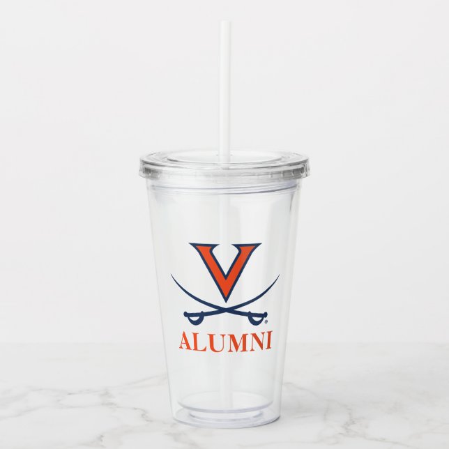 V Sabre Alumni Acrylic Tumbler (Front)