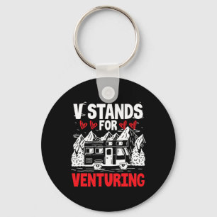 V Stands For Venturing  Key Ring