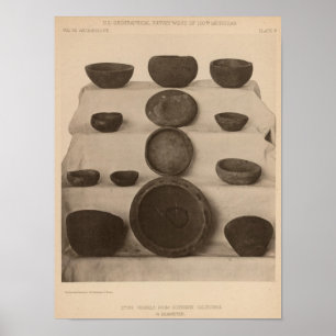 V Stone vessels, So California Poster