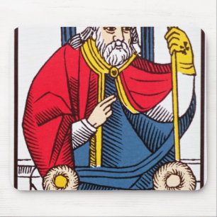 V The Pope, Tarot card Mouse Mat