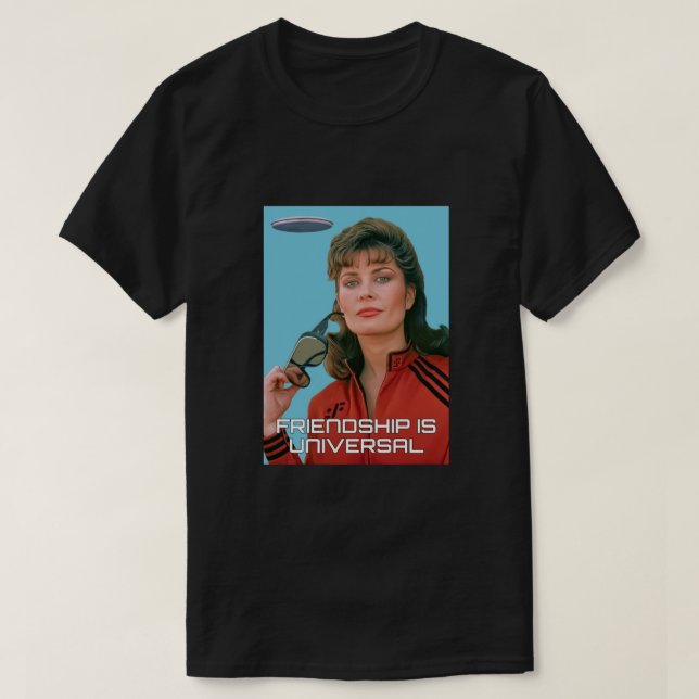 V TV Show Visitor Alien Diana  Classic T-Shirt (Design Front)
