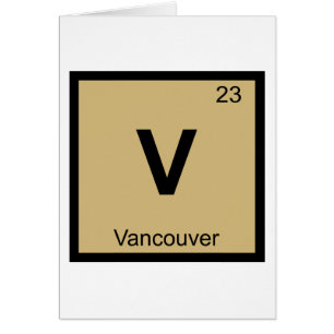 V - Vancouver Washington Chemistry Periodic Table