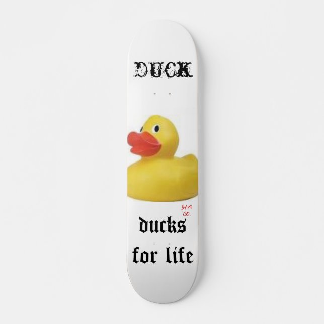 v vc, images, ducks for life, duck - Customised Skateboard (Front)