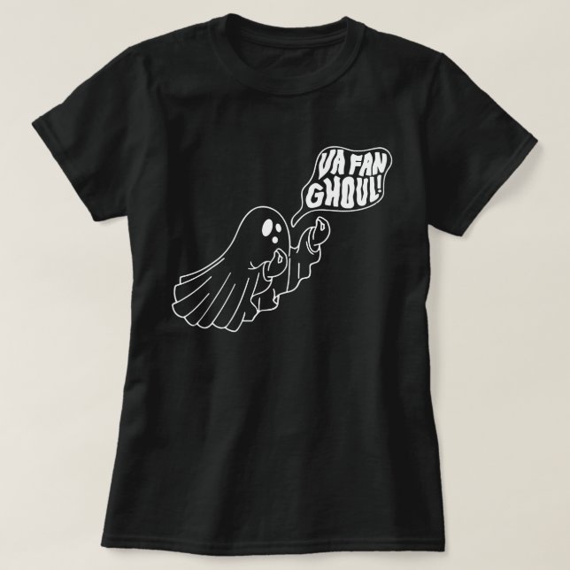 Va Fan Ghoul For Men Women Italian Funny Halloween T-Shirt (Design Front)