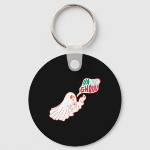 Va Fan Ghoul Funny Italian Ghost Halloween Italian Key Ring