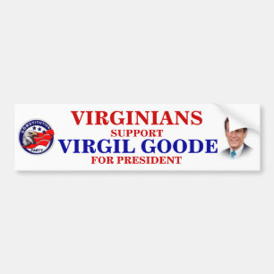 VA FOR GOODE 2012 BUMPER STICKER