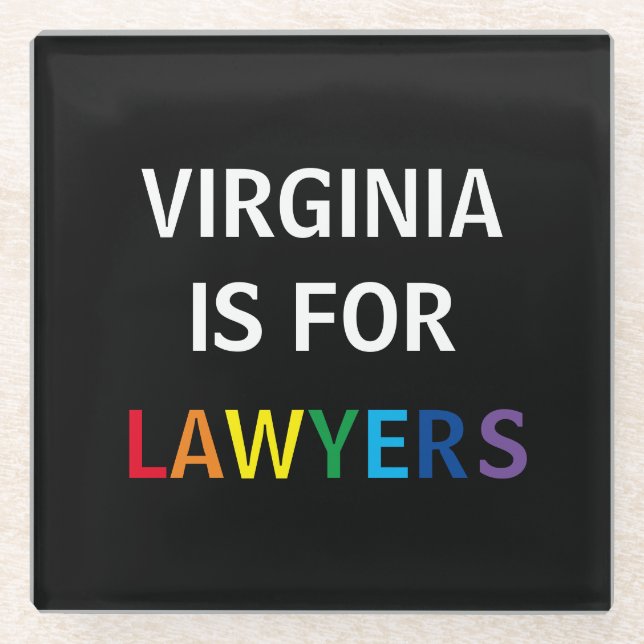 VA is for Lawyers Coaster (Front)