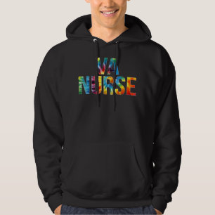 VA Nurse Appreciation Day Tie Dye For Women For Wo Hoodie