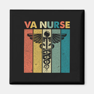 Va Nurse Retro Vintage Valentine For Nurse Va Nurs Magnet