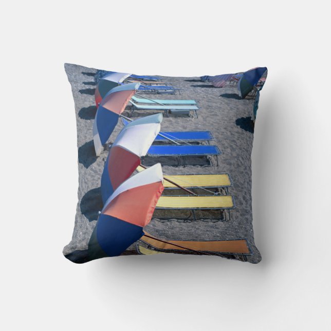 Vacant Chairs On Beach Cushion (Front)