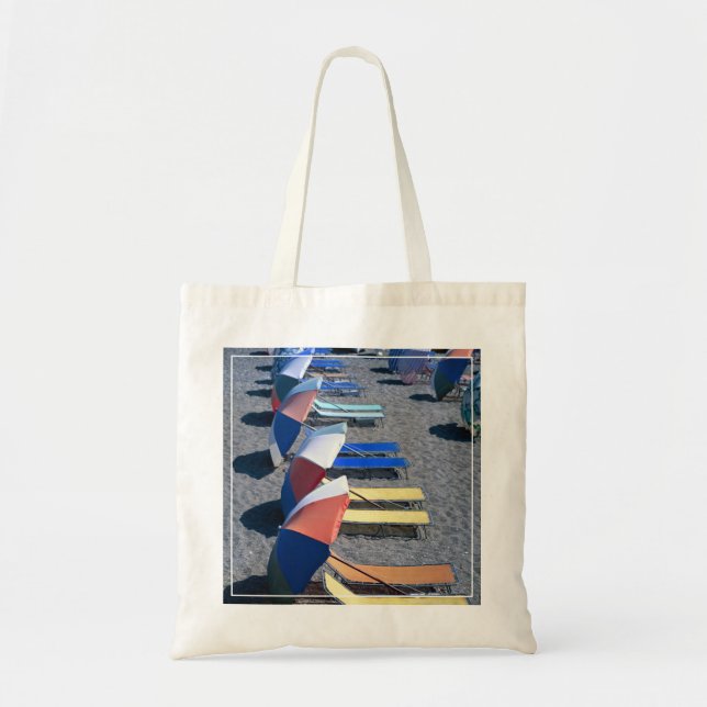 Vacant Chairs On Beach Tote Bag (Front)