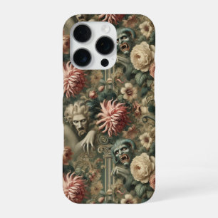 Vacant Hearts – Gothic Victorian iPhone 16 Pro Case