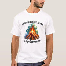 Vacation Bible School Camp Counsellor Campfire