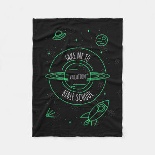 Vacation Bible School Vbs 2019 To Mars And Beyond  Fleece Blanket