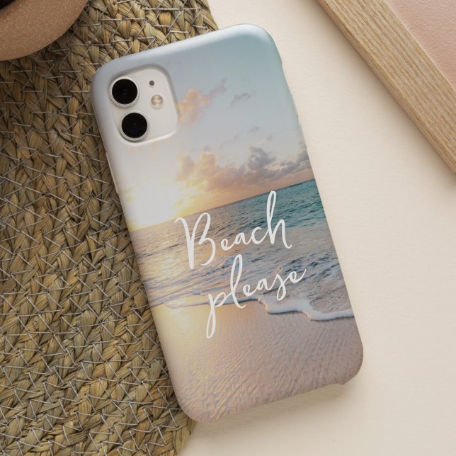 Vacation Bliss Beach Ocean Summer Relaxing Art Case-Mate iPhone Case (Creator Uploaded)