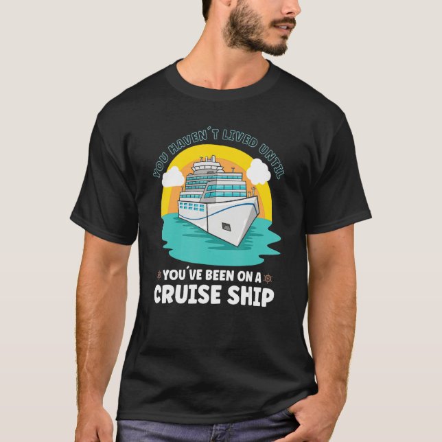 Vacation Boating Boat Captain Cruise Ship Cruising T-Shirt (Front)
