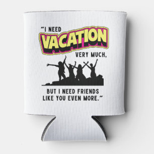 VACATION CAN COOLER