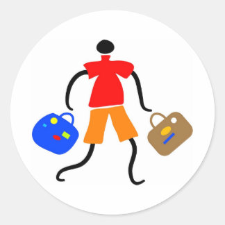 Vacation Classic Round Sticker