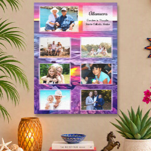 Vacation Collage Puerto Vallarta Sunset 0911 Art  Canvas Print