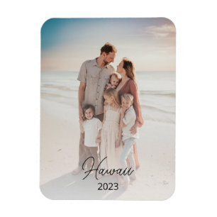 Vacation Destination Family Couples Photo  Magnet