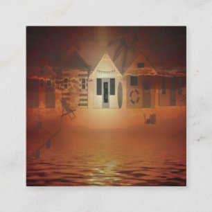 Vacation Houses Artwork Enclosure Card