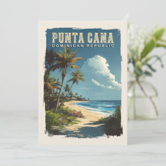 Vacation in Punta Cana: Memories with a Vintage Holiday Card