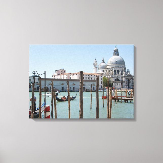 Vacation in Venice landscape canvas (Front)