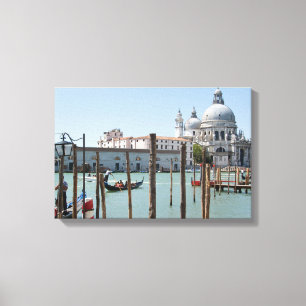 Vacation in Venice landscape canvas Print