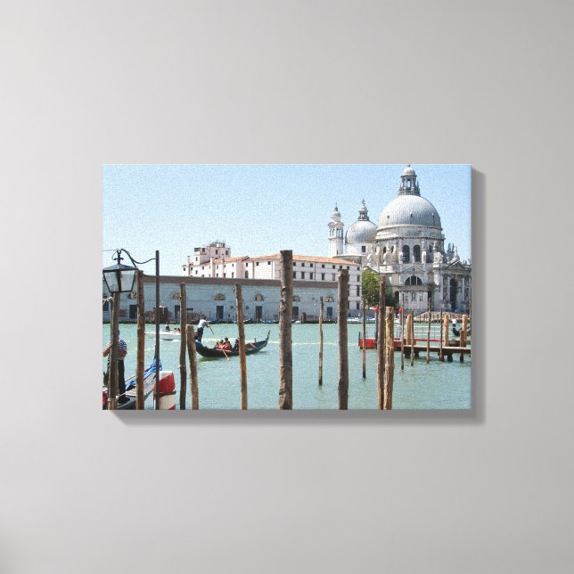 Vacation in Venice landscape canvas Print (Front)
