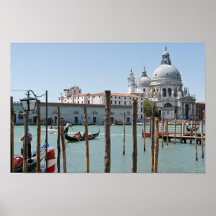 Vacation in Venice landscape poster