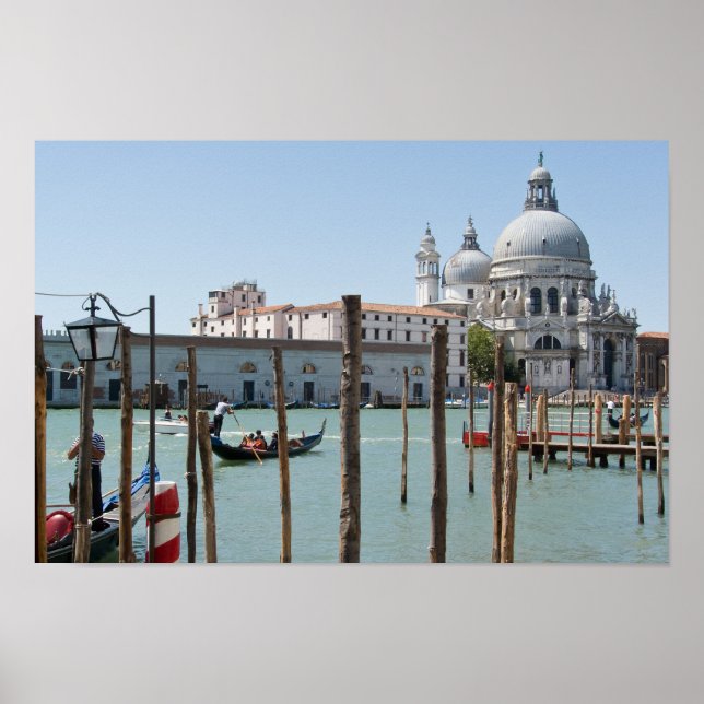 Vacation in Venice landscape poster (Front)