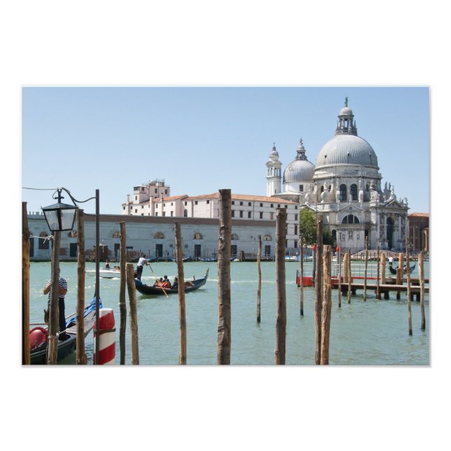Vacation in Venice landscape print (Front)