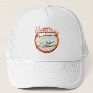 Vacation logo trucker hat