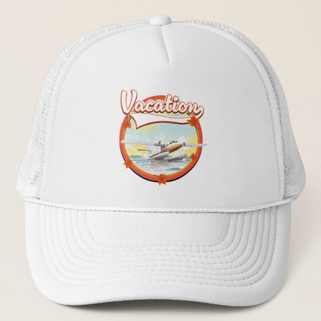 Vacation logo trucker hat (Front)