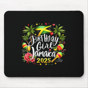 Vacation Matching Birthday Girl Jamaica 2025 Birth Mouse Mat