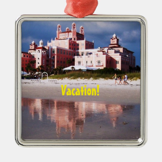 Vacation Memories Holiday Ornament (Front)