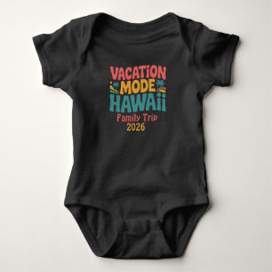 Vacation Mode Hawaii Tropical Paradise Summer Vibe Baby Bodysuit