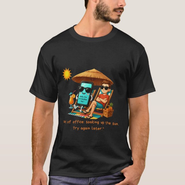 Vacation Mode T shirt for Man (Front)