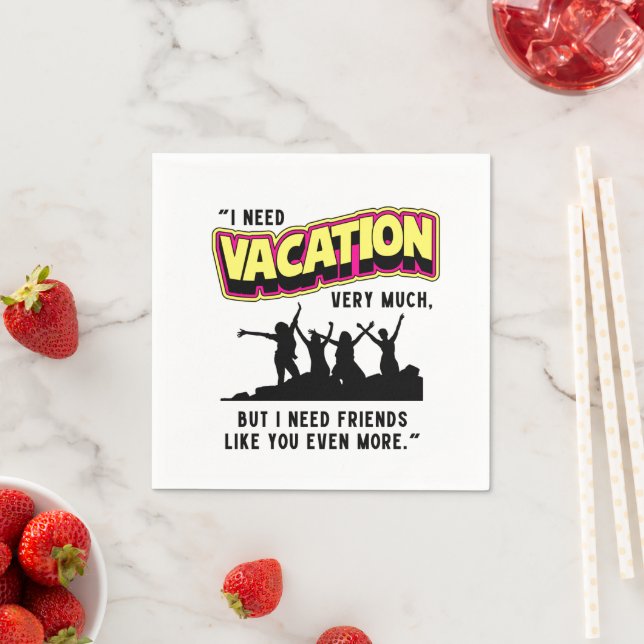 VACATION NAPKIN (Insitu)
