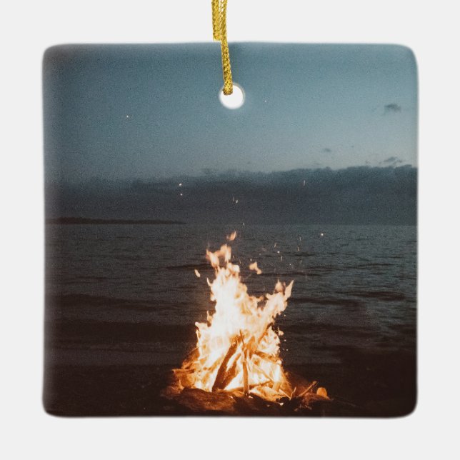 Vacation Personalised,Family Vacation Custom Gift  Ceramic Ornament (Front)