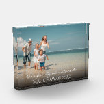 Vacation Photo Family Reunion or Memory Souvenir<br><div class="desc">Create a stunning picture art piece that will hold a very special moment in time suspended beautifully on your mantle, desk or table. Nice gifts for the home or office to showcase all your happiest memories with family & friends! This single photo frame is currently set up for a family...</div>