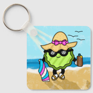 Vacation Pickle Holiday Pickle Key Ring