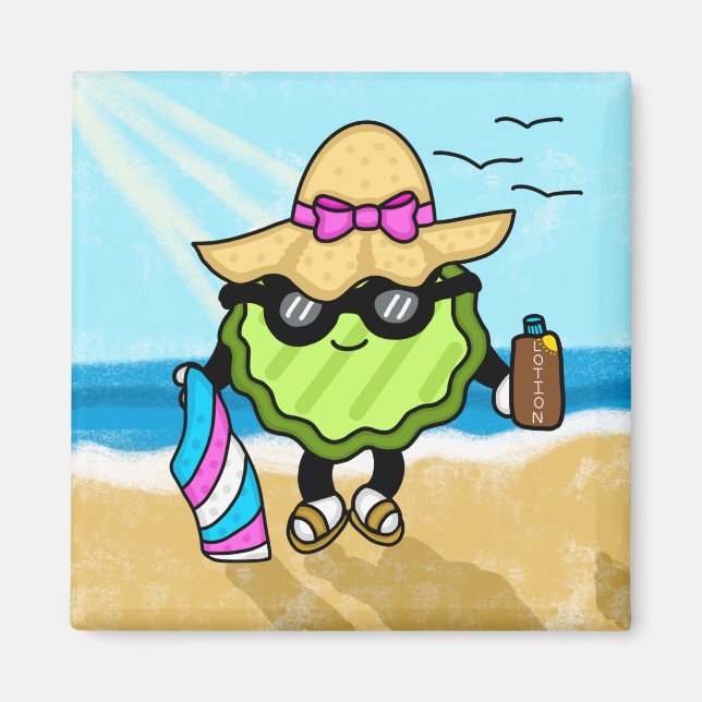 Vacation Pickle | Holiday Pickle  Magnet (Front)