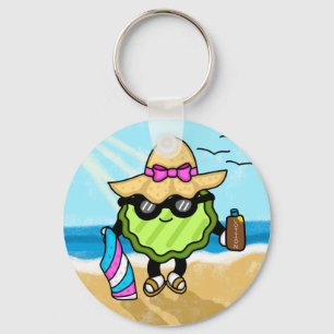 Vacation Pickle Holiday Pickle Magnet Key Ring