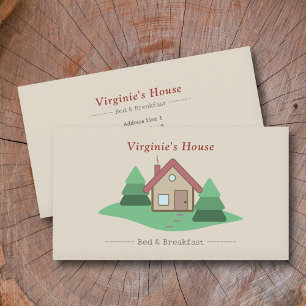 Vacation Rental, Bed & Breakfast Business Card