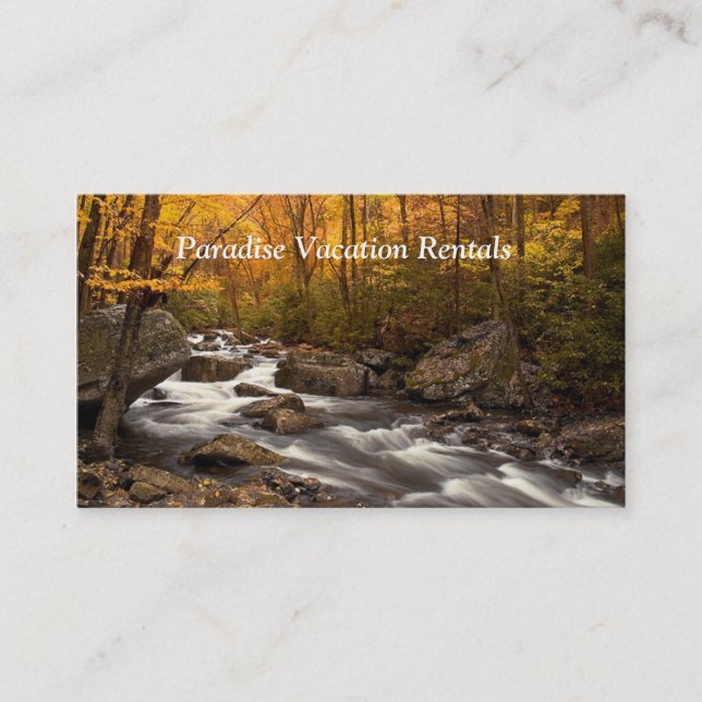 Vacation Rental  Business Card (Front)